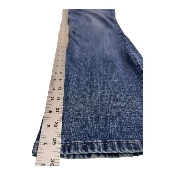 Riders By Lee Womens Mid Rise Bootcut Jeans Medium Wash Stretch Size 12M - Picture 7 of 9